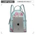 LG1866F-MISS LULU STYLISH LADIES RUCKSACK LEATHER PRINTED BACKPACK BLUE LG1866F-MISS LULU STYLISH LADIES RUCKSACK LEATHER PRINTED BACKPACK BLUE